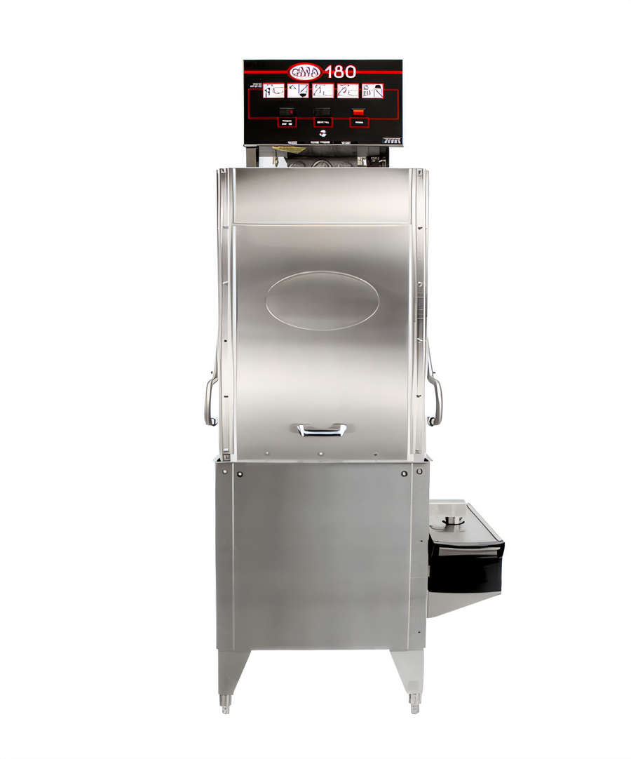 Product image #1 for CMA Dishmachines 180-TC High Temperature Single-Rack Corner Split-Door Pot & Pan Dishwasher