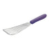 Thumbnail image #1 for Winco 6.75 Inch x 3.25 Inch Fish Spatula with Stainless Steel Blade and Purple Polypropylene Handle