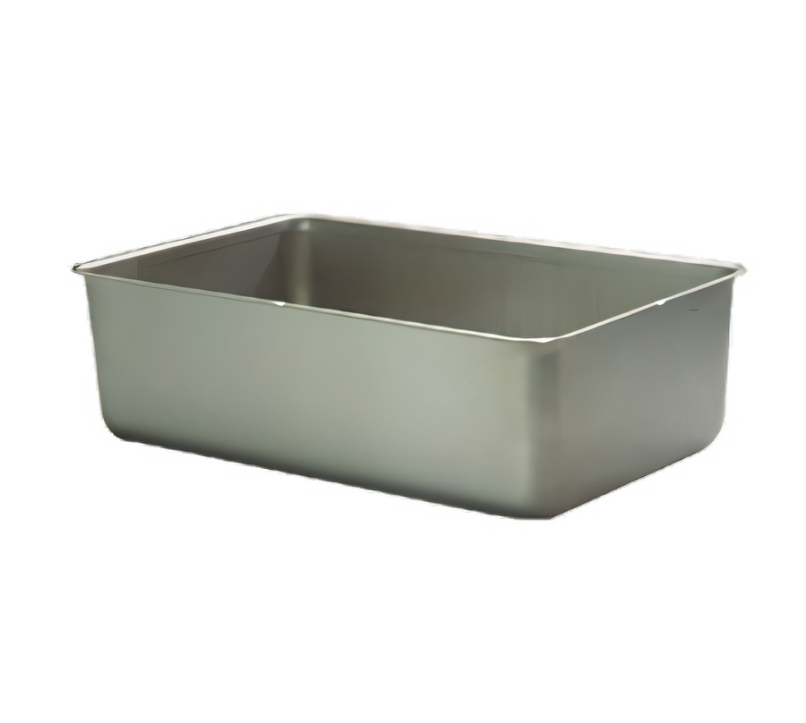 Product image #1 for Aerohot Stainless Steel Coved Spillage Pan for Exposed Element Units, 12 x 20 Inch