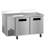 Thumbnail image #1 for Hoshizaki Steelheart 60-Inch Two-Section Worktop Refrigerator with 2 Solid Doors