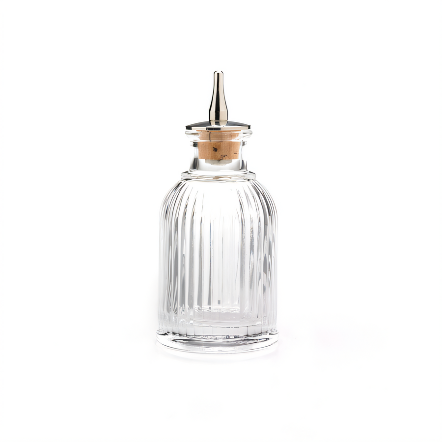 Product image #1 for Barfly 3 oz Fluted Bitters Bottle with Stainless Dasher Top and Cork