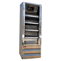 Howard-McCray GR19BM-S One-Section Glass Door Merchandiser Refrigerator, 19 Cu. Ft., Bottom Mount, Stainless Steel