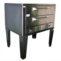 Peerless CE61BE Electric Double-Deck Bake & Roast Oven with 42 x 32-Inch Steel Decks