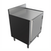 Thumbnail image #1 for BK Resources Well Series 24 x 21 Inch Stainless Steel Underbar Cabinet with Flat Top, Raised Edge and Locking Hinged Door
