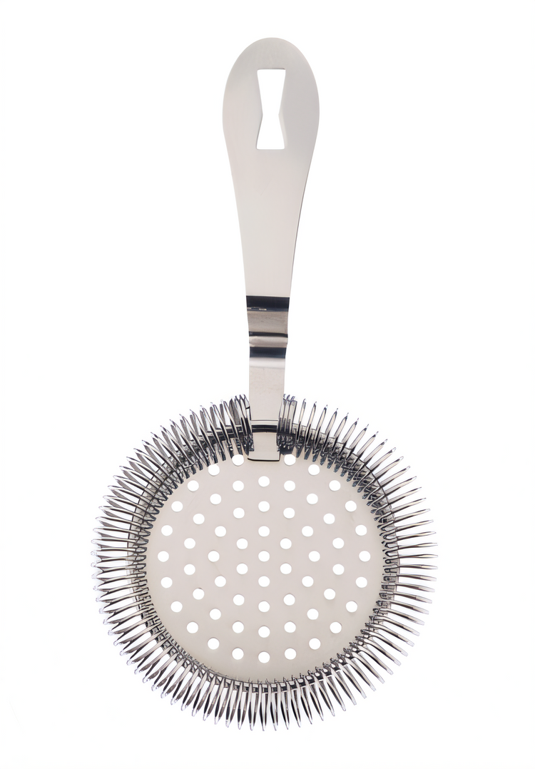 Product image #1 for Barfly Deluxe Antique Hawthorne Bar Strainer, 7 1/4-Inch Overall Length, 18/8 Stainless Steel