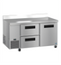 Thumbnail image #1 for Hoshizaki Steelheart 60-Inch Two-Section Worktop Refrigerator with One Door and Two Drawers, Side-Mounted Refrigeration