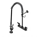 Thumbnail image #1 for T&S Brass EasyInstall B-5120-B-16R 8-Inch Center Deck-Mount Workboard Pre-Rinse Unit, 16-Inch Riser, 44-Inch Hose, 1.15 GPM