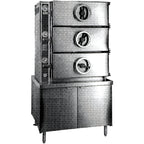 Thumbnail image #1 for Crown GC-3 Three Compartment Full-Size Gas Pressure Steamer with Cabinet Base
