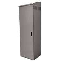 Advance Tabco Freestanding Stainless Steel Underbar Storage Cabinet with Left-Hinged Door and Fixed Shelf