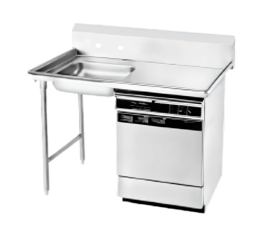 Product image #1 for Advance Tabco Special Value Series 72-Inch x 30-Inch Undercounter Dish Table with Left Sink Bowl