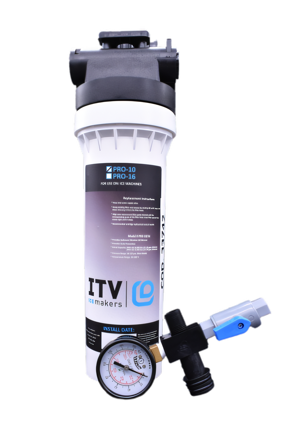 Product image #1 for ITV Ice Makers 10-Inch Single Water Filtration Kit for Ice Machines