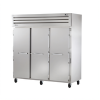 True SPEC SERIES 3-Section Reach-In Refrigerator with Solid Swing Doors