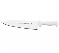 Mundial 10-Inch Stamped Cook's Knife with High Carbon No-Stain Blade and White Polypropylene Handle