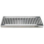 Thumbnail image #1 for Micro Matic USA DP-120 Drip Tray Trough, Surface Mount, 12"W x 5"D, Louvered Stainless Steel Screen, No Drain