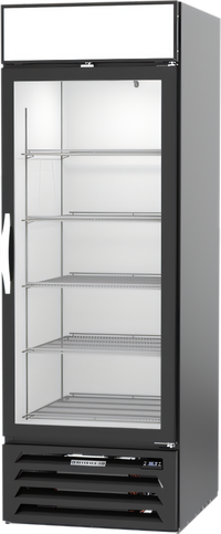 Beverage-Air MarketMax One-Section Reach-In Glass Door Refrigerated Merchandiser, 23.32 Cu. Ft.