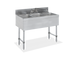 Thumbnail image #1 for Steel Works Stainless Three Compartment Underbar Sink, 38-1/2 In. x 18-3/4 In. x 33 In. H
