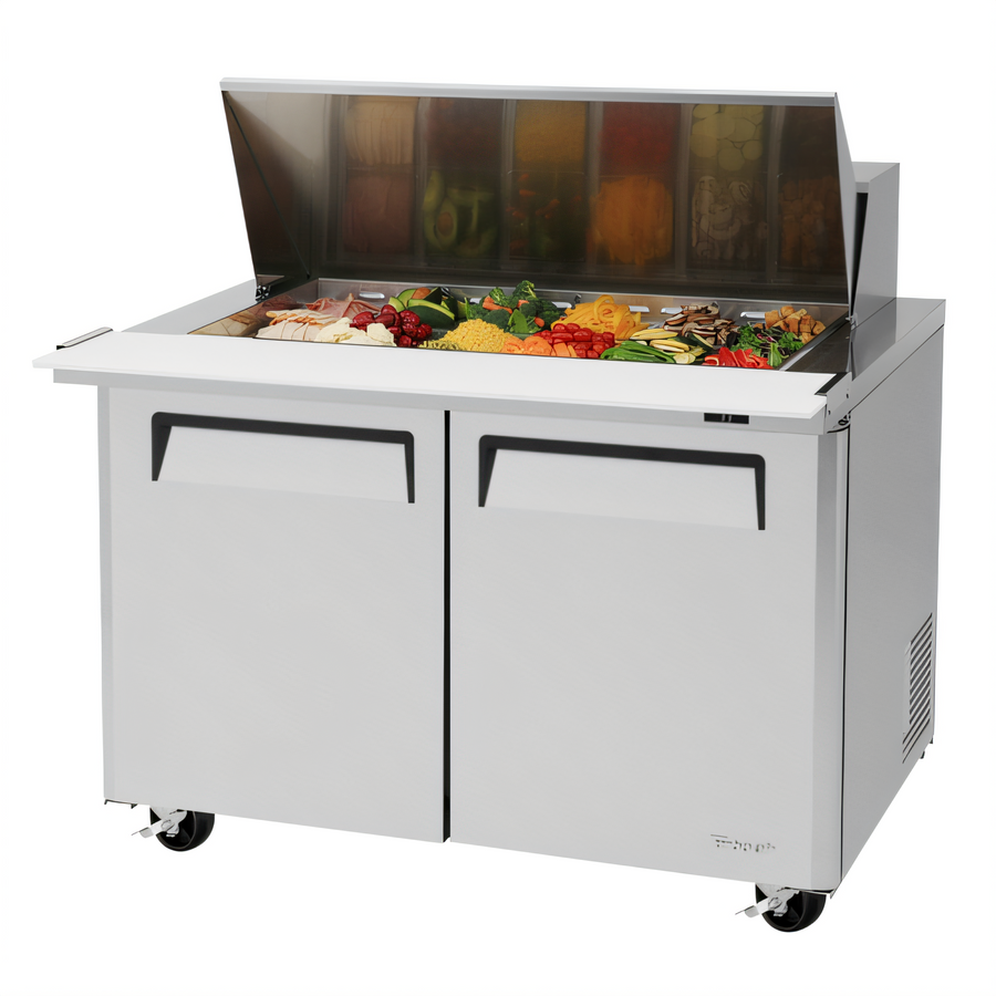 Product image #1 for Turbo Air M3 Series 48-Inch Two-Section Mega Top Sandwich/Salad Prep Table