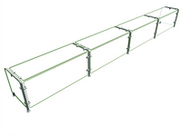 Hatco Flav-R-Shield Full-Service Pass-Over Single-Sided Sneeze Guard, 144 Inch W x 15 Inch D x 17.25 Inch H