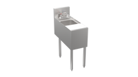 Krowne Stadium Series 12-Inch Underbar Speed Station with Dump Sink, Cutting Board, and Faucet
