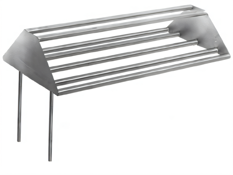 Product image #1 for Eagle Group Table-Mounted Double-Sided Sorting Shelf for Soiled Dish Tables, 60 x 30.875 x 33.375 Inches