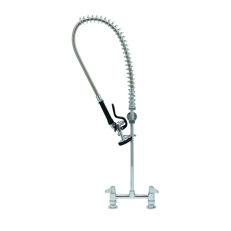 Product image #1 for equip 8-Inch Deck-Mount Pre-Rinse Unit with 44-Inch Hose and 1.15 GPM Spray Valve