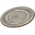 Thumbnail image #1 for Mingle 11-Inch Smoke Gray Melamine Dinner Plate, Medium Rim