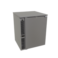 Glastender C1SL24-UC One-Zone Side-Serviced Low-Profile Undercounter Cooler, 24-Inch Wide, 1-Section, Solid Door