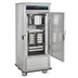 Thumbnail image #1 for FWE URFS-10-GN Full-Height Mobile Convertible Refrigerator/Freezer Cabinet, 1 Section, Stainless Steel