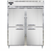 Thumbnail image #1 for Continental Refrigerator Designer Line D2FENHD Two-Section Wide Reach-In Freezer