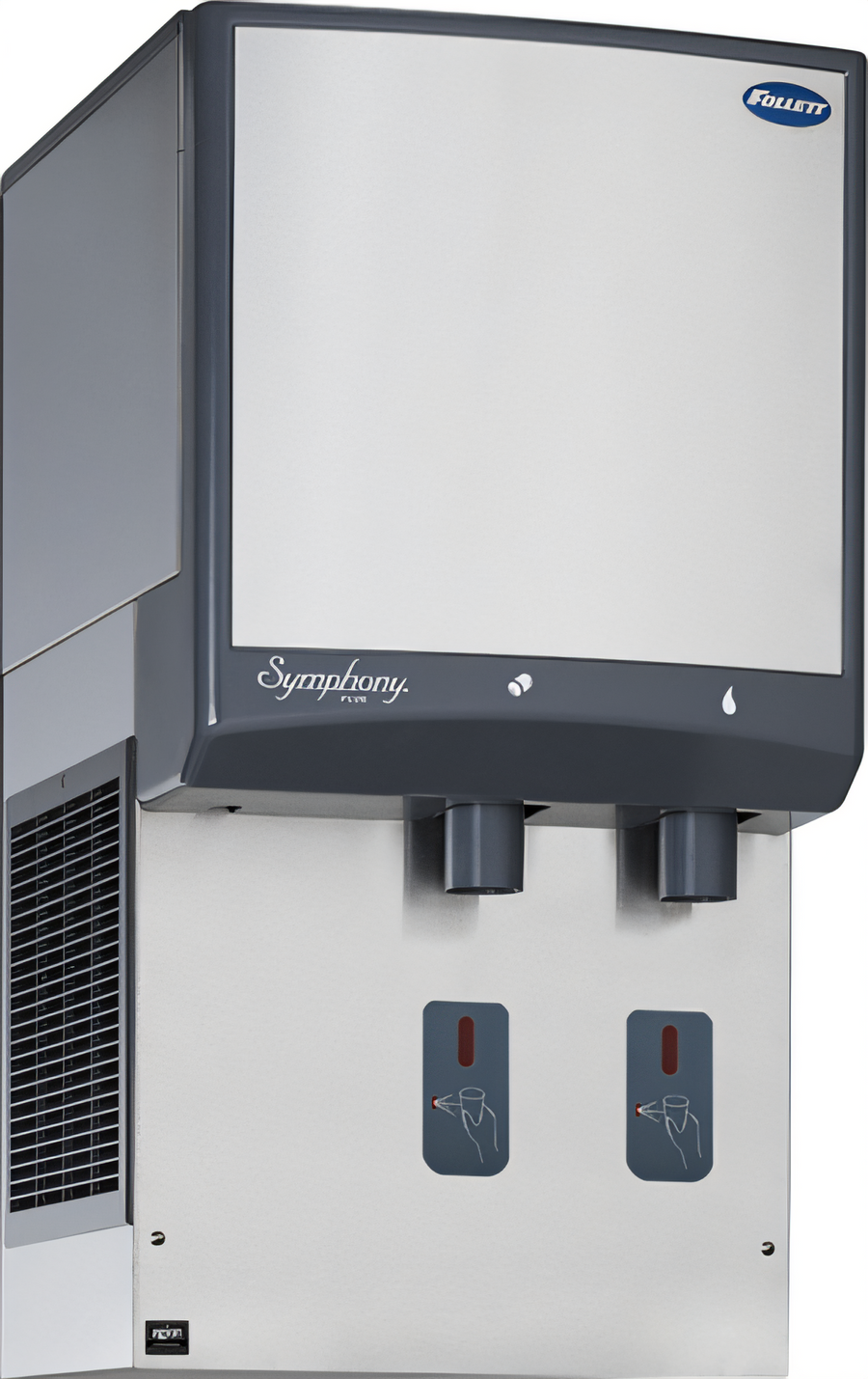 Product image #1 for Symphony Plus 25HI414A-S0-00 Wall Mount Ice and Water Dispenser with 425 lb. Chewblet Ice Production