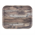 Thumbnail image #1 for Cambro Décor Series Camtray Rectangular Fiberglass Cafeteria Tray, 20 x 15, EpicTread Surface, Dark Oak