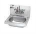Thumbnail image #1 for Krowne Wall-Mount Stainless Steel Hand Sink with Low-Lead Gooseneck Faucet