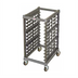 Thumbnail image #1 for Cambro Camshelving Ultimate Half-Size Mobile Sheet Pan Rack, 12 Full-Size / 24 Half-Size Camtray Capacity, 3-Inch Rail Spacing, Metal Casters, Brushed Graphite