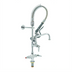 Thumbnail image #1 for T&S Brass EasyInstall Mini Pre-Rinse Unit, Single-Hole Deck Mount, with 6-Inch Swing Nozzle and 1.42 GPM Spray Valve
