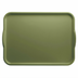Thumbnail image #2 for Cambro Camtray® Rectangular Tray with Handles, 15 x 20 Inches, Reinforced Fiberglass, Olive Green