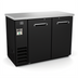 Thumbnail image #1 for Kelvinator Commercial 49-Inch 2-Solid Door Back Bar Refrigerator with Side-Mounted Self-Contained Refrigeration