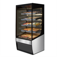 Federal Industries Vision Series Heated Self-Serve High Profile Hot Food Merchandiser with 4 Heated Shelves, 24 x 33 x 78 Inches, Square Ends