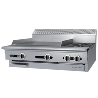 Garland Cuisine 36-Inch Gas Combination Top Range with 24-Inch Left Griddle and 2 Right Open Burners, Modular Top