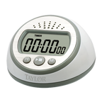 Thumbnail image #1 for Taylor Precision 5873 Digital Timer/Clock, 23:59:59 Range, Count Up/Down, Continuous Ring, Up to 95 dB, White Case of 4
