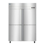 Thumbnail image #1 for Hoshizaki HC2A-HS Two-Section Upright Reach-In Heated Holding Cabinet, Half Stainless Steel Doors, 36 Sheet Pan Capacity