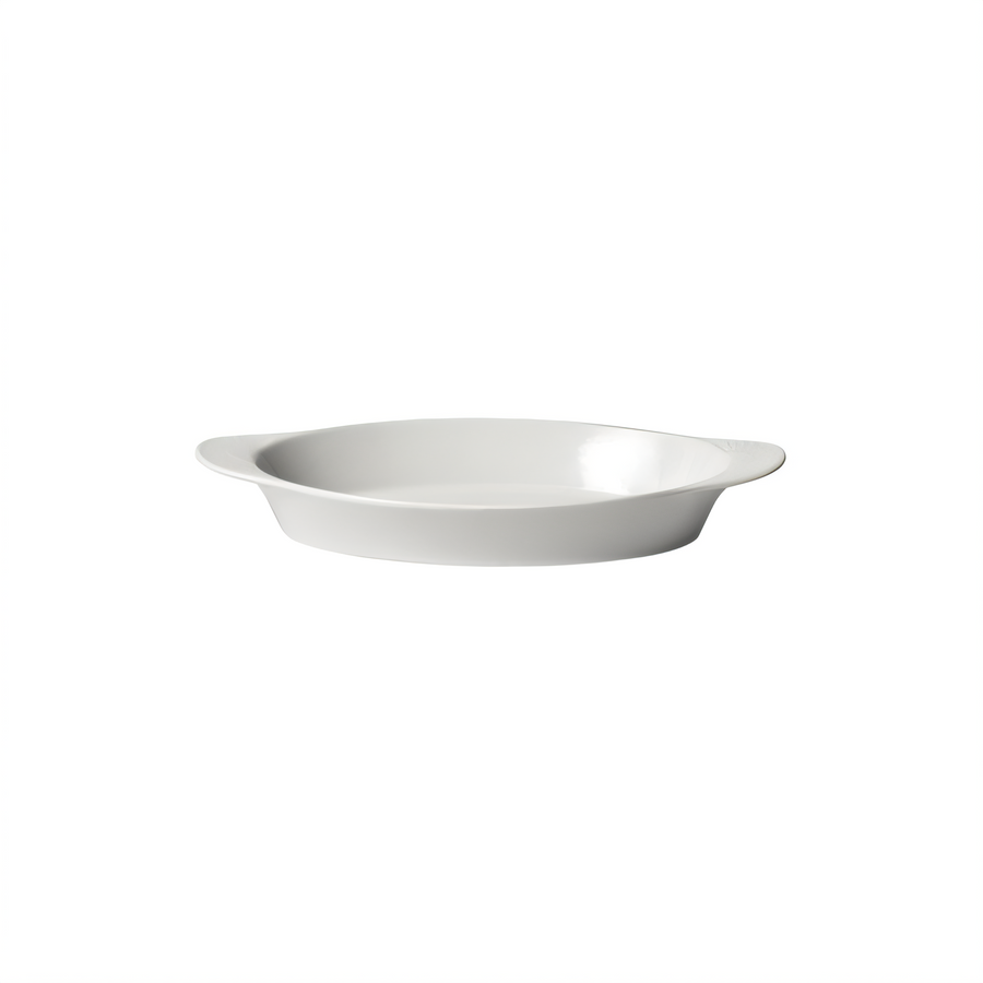 Product image #1 for Winco Oval Welsh Rarebit Baking Dish, 8 oz, White Porcelain