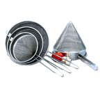 Thumbnail image #1 for Vollrath 47168 Fine Stainless Steel China Cap Strainer, 12-Inch, 1/16-Inch Perforations with Bowl Clip Case of 6