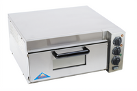 Comstock-Castle Countertop Electric Pizza Oven with Single Hearth Deck, Stainless Steel