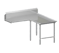 John Boos Pro-Bowl L-Shaped Island Clean Dishtable, 60