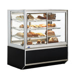 Thumbnail image #1 for Federal Industries Italian Glass Series ITDSS3626-B18 36-Inch Floor-Standing Non-Refrigerated Self-Service Pastry Display Case, 2 Shelves, LED