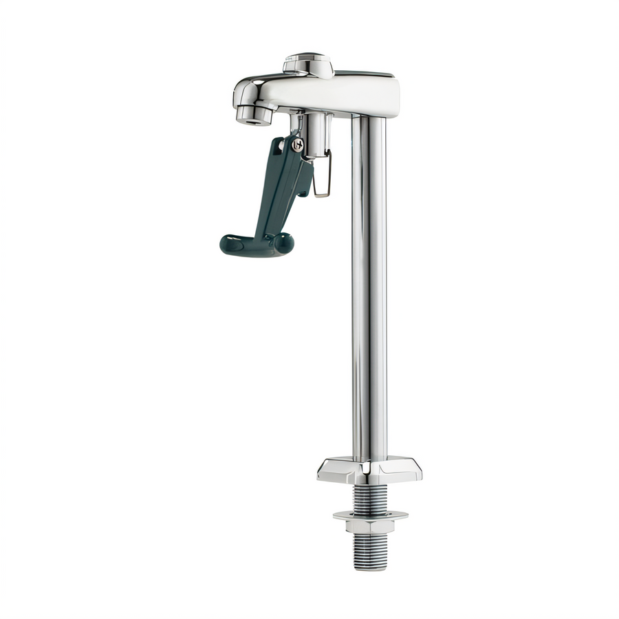 Product image #1 for Krowne Royal Series Deck Mount Push-Back Glass Filler, 8-Inch Reach, Chrome Plated Brass