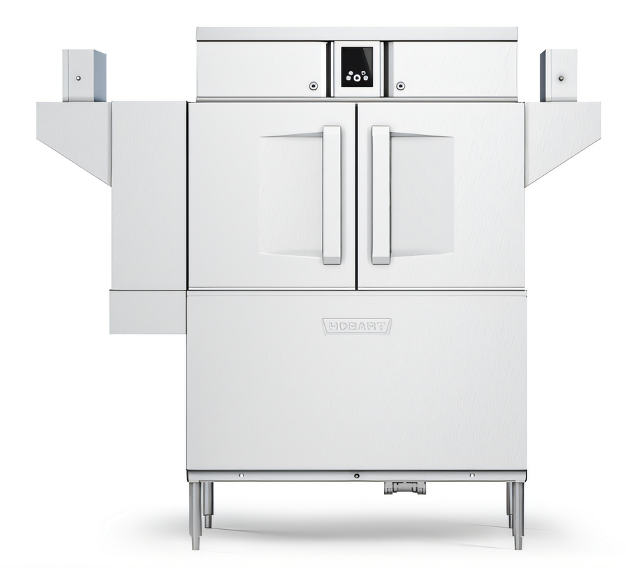 Product image #1 for Hobart CL54-BAS+BUILDUP High-Temperature Single-Tank Rack Conveyor Dishwasher