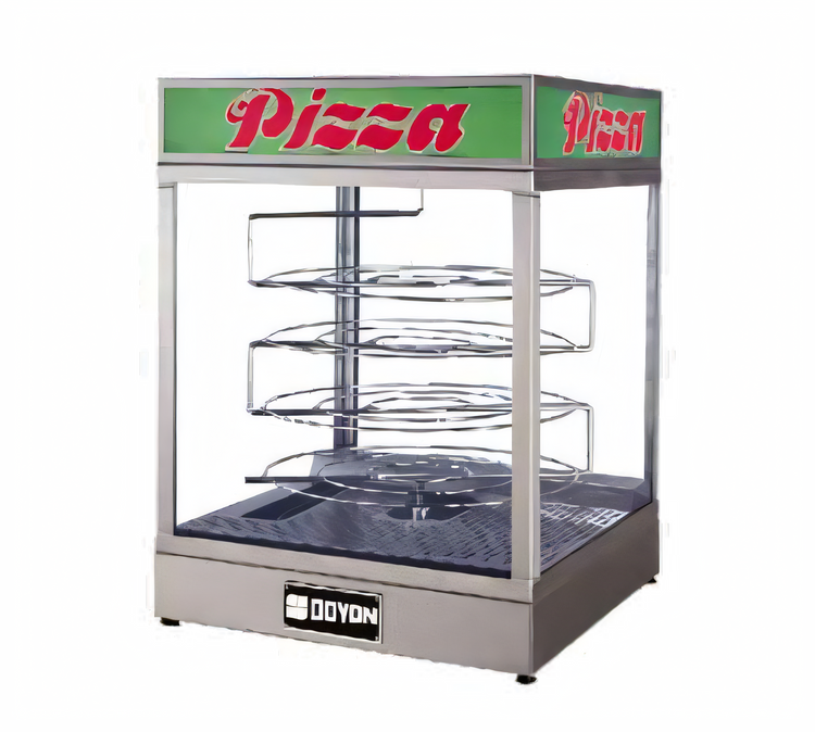 Product image #1 for Doyon DRPR4 Countertop Rotating Rack Pizza Warmer Display Case