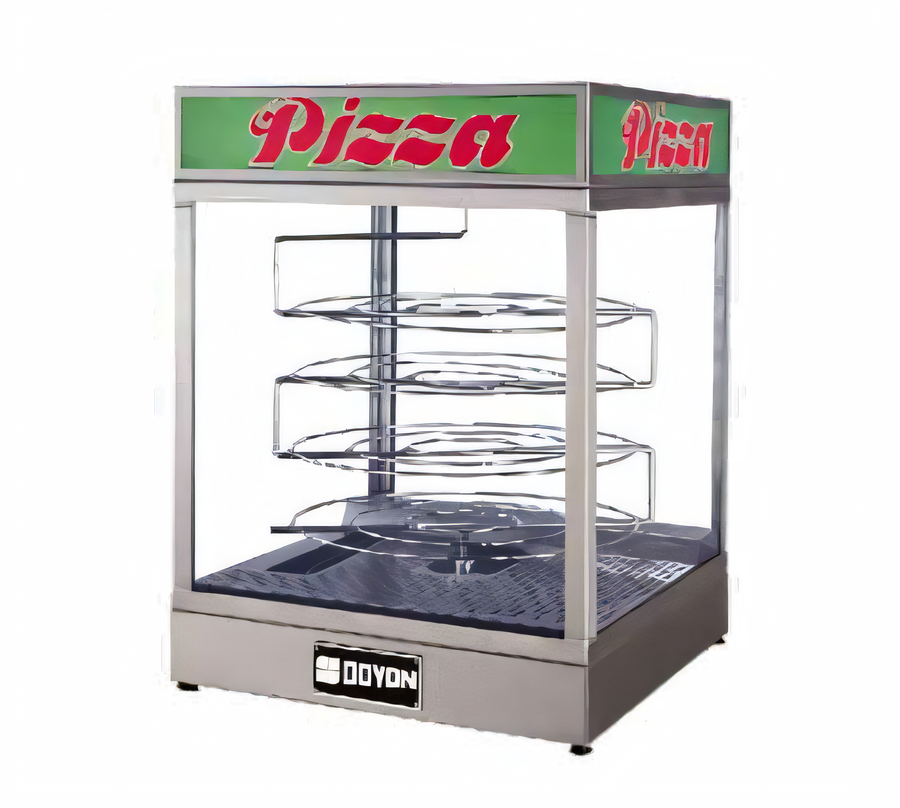 Product image #1 for Doyon DRPR4 Countertop Rotating Rack Pizza Warmer Display Case
