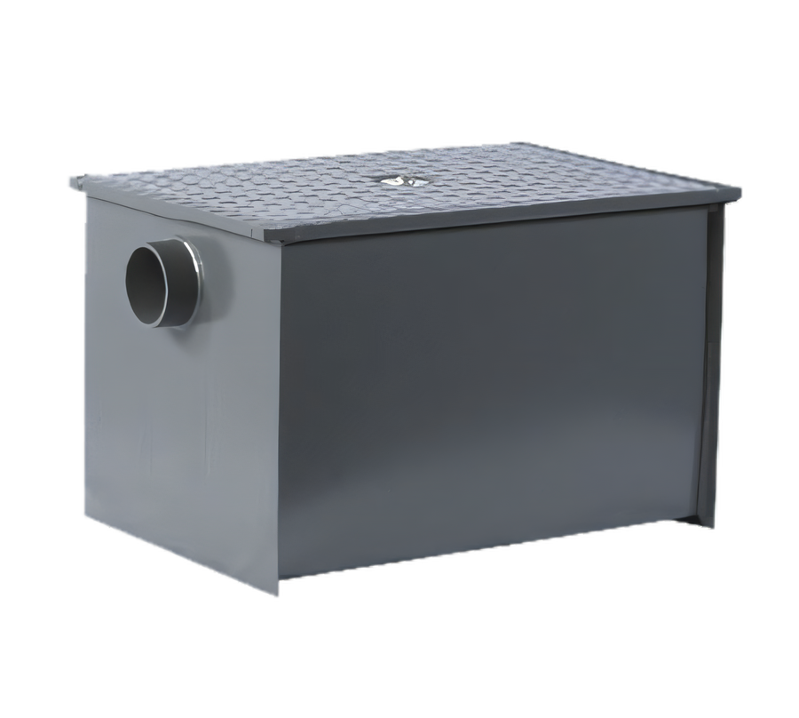 Product image #1 for Dormont WD-7 Recessed/Floor Mount Epoxy-Coated Steel Grease Interceptor, 7 GPM, 14 lb Capacity